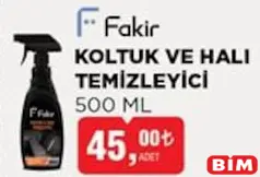 FAKİR KOLTUK VE HALI TEMİZLEYİCİ 500 ML